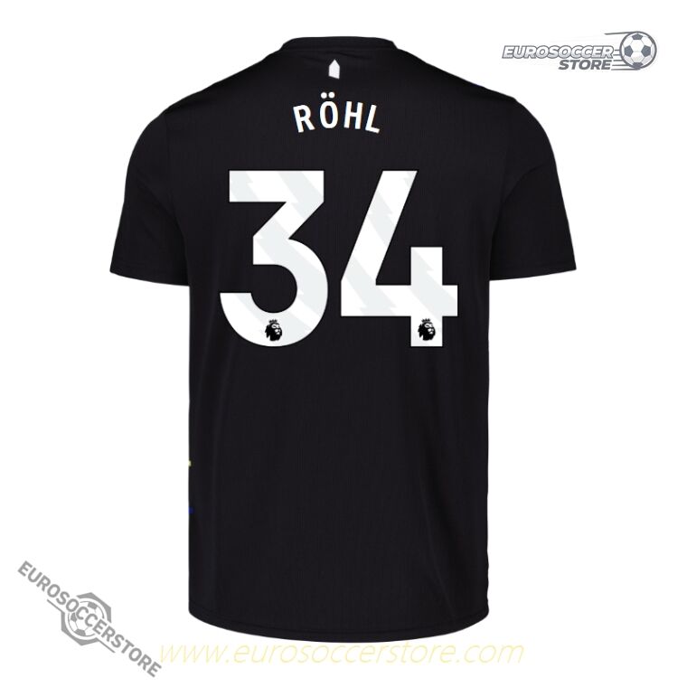 Everton's 25-26 Season Third Jersey with RÖHL 34
