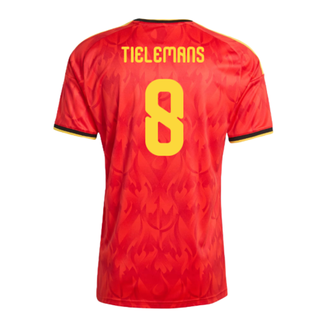 Budget-Friendly Belgium 2026-2027 Belgium Home Shirt (Tielemans 8)