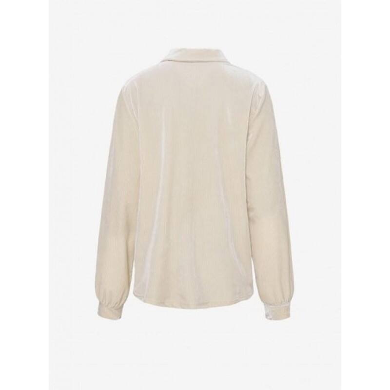 Shiny Velvet Button Down Shirt DV6567