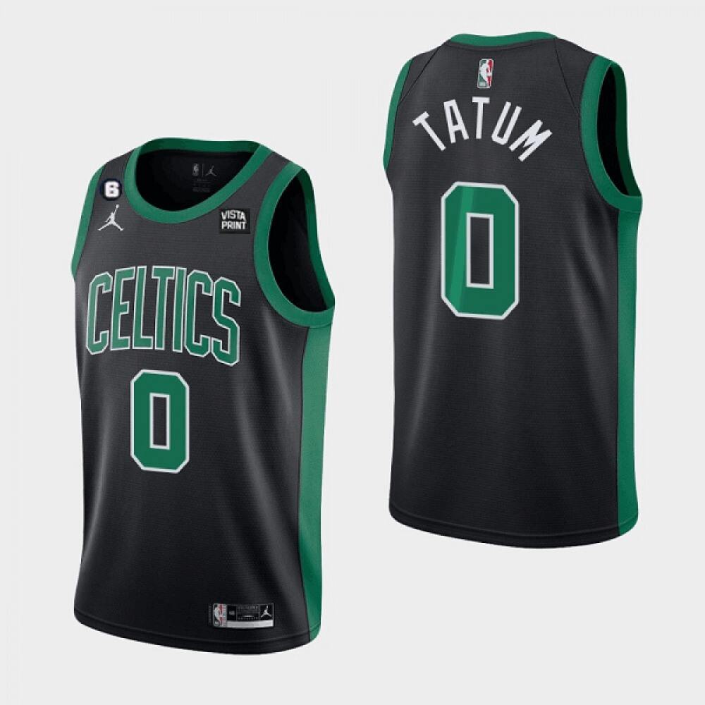 Limited Edition Boston Celtics Jayson Tatum0 Black Jersey - - Basketball Fan Gear