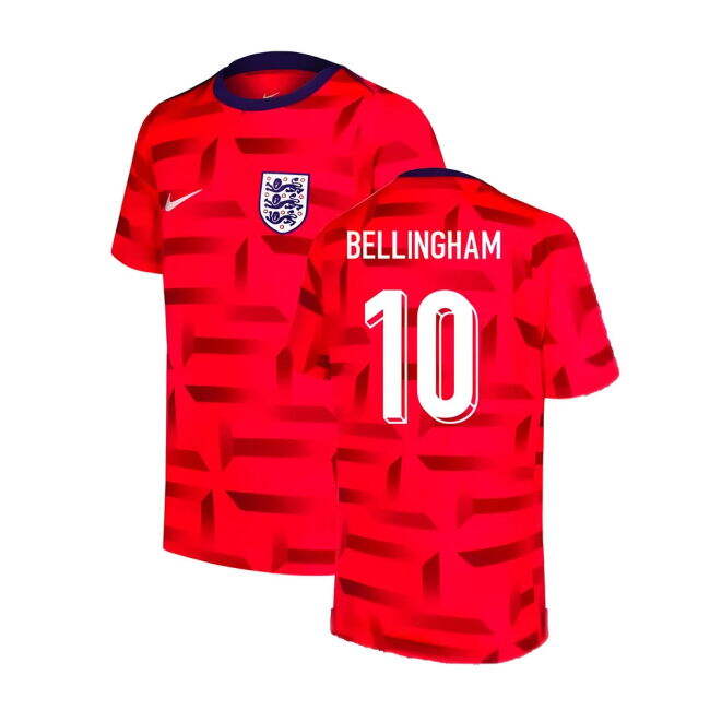 Bellingham 10 2024-2025 England Soccer Team Home Jersey