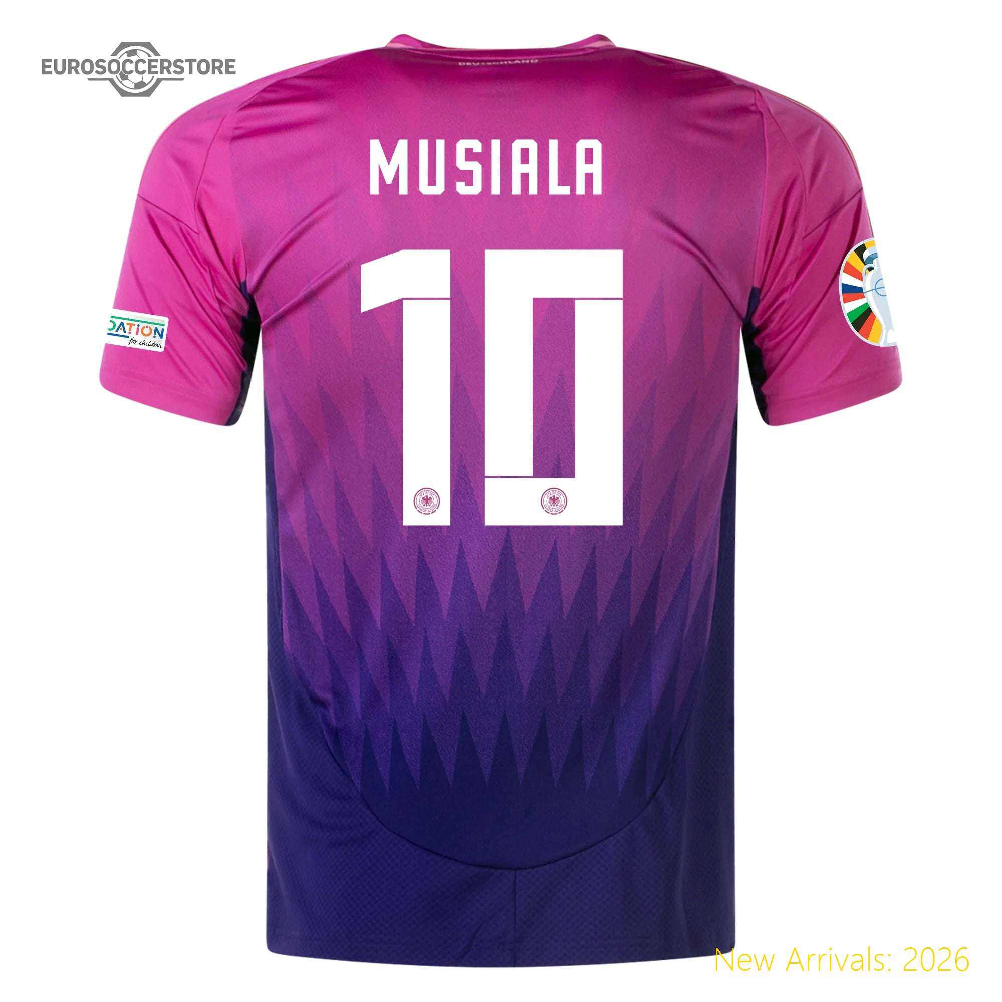 Officially Approved Kids Ger Team Away High-quality Jersey 2024