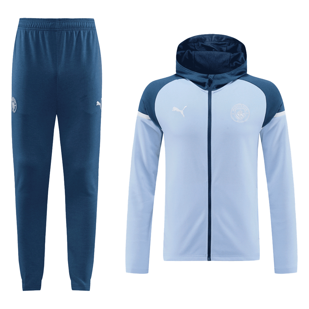 Manchester City Hoodie Training Kit (Jacket+Pants) 2024/25Authentic Ki