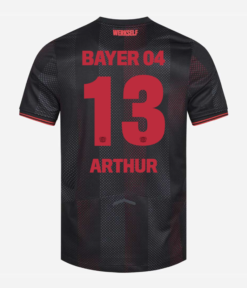 Bayer 04 Leverkusen 25-26 Season Home Jersey - ARTHUR #13 Edition