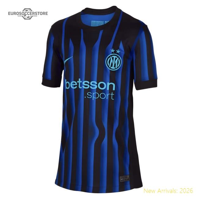 Match-ready Home Inter Milan Jersey 2025-2026 Breathable