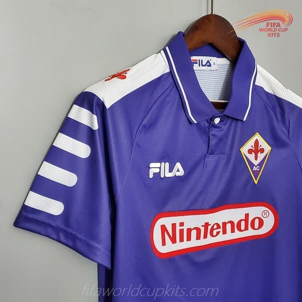 Fiorentina 98 to 99 First Choice Soccer Jersey