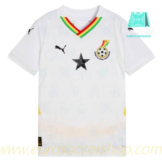 2024-25 Collection Ghana Home Shirt Official Kids Edition (Essien 8)