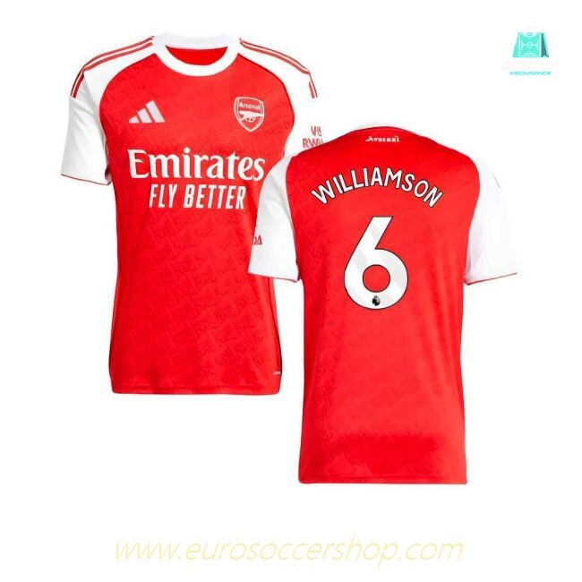 2025-2026 Arsenal Home Shirt (Williamson 6)