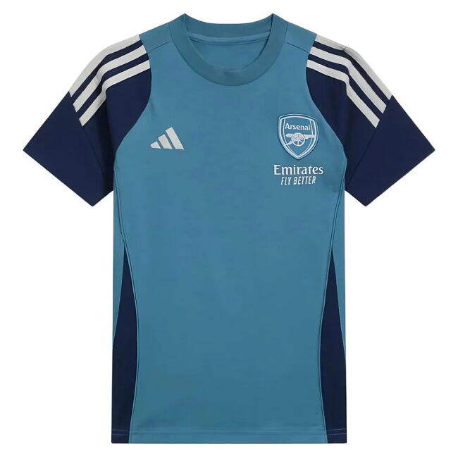 2025-2026 Arsenal Training Tee (Blanch Blue) - Kids (Zinchenko 35) ...