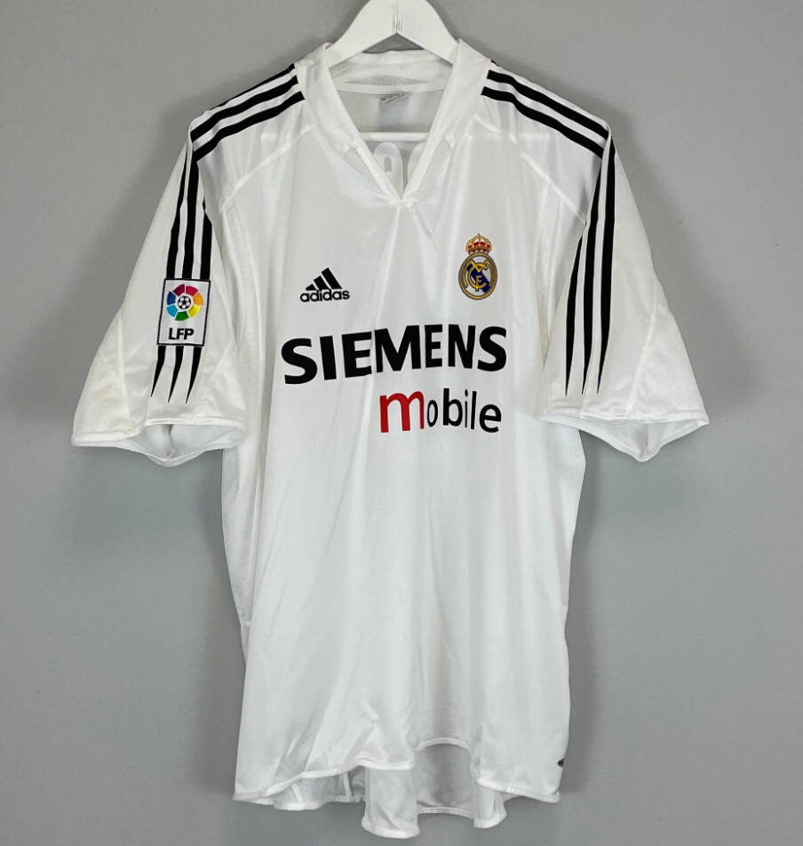 Advanced Fabric ZIDANE 5 Real Madrid 0405 Home Retro Shirt