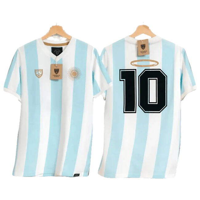 Limited-Edition Exclusive-Design Argentina Maradona Tribute Home Shirt