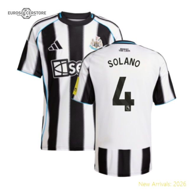 Authentic 2025-2026 Newcastle Home Shirt (solano 4) - Premium Quality