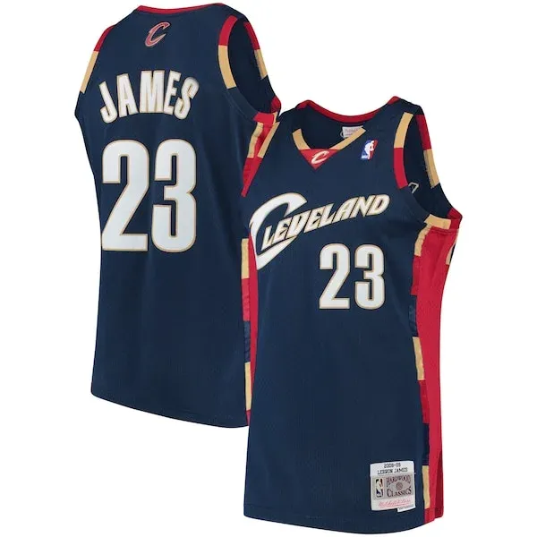 LeBron James CLE Swingman Jersey - high-quality NBA - Navy athletic
