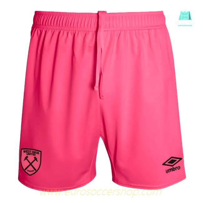 2024-2025 West Ham Goalkeeper Shorts (Pink) - Kids