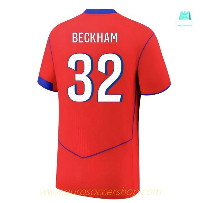 2025-2026 PSG Authentic Third Shirt (Beckham 32)