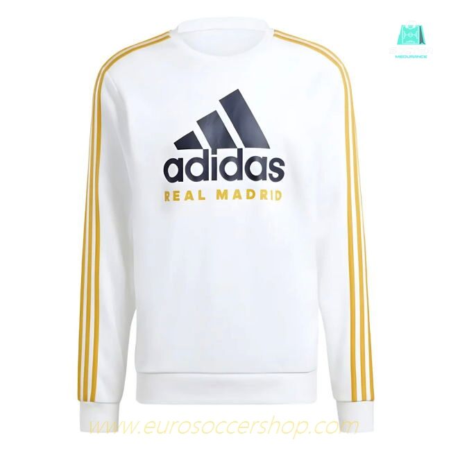 2023-2024 Real Madrid DNA Sweat Top (White)