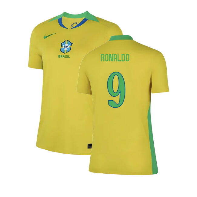 Womens Authentic 2025-2026 Brazil Home Uniform