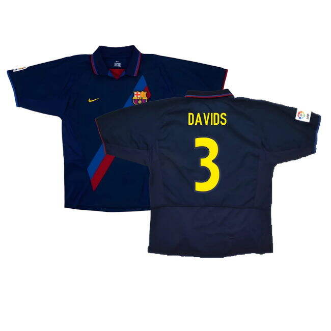 Barcelona 2003-04 Third Shirt ((Very Good) XXL) (Davids 3)
