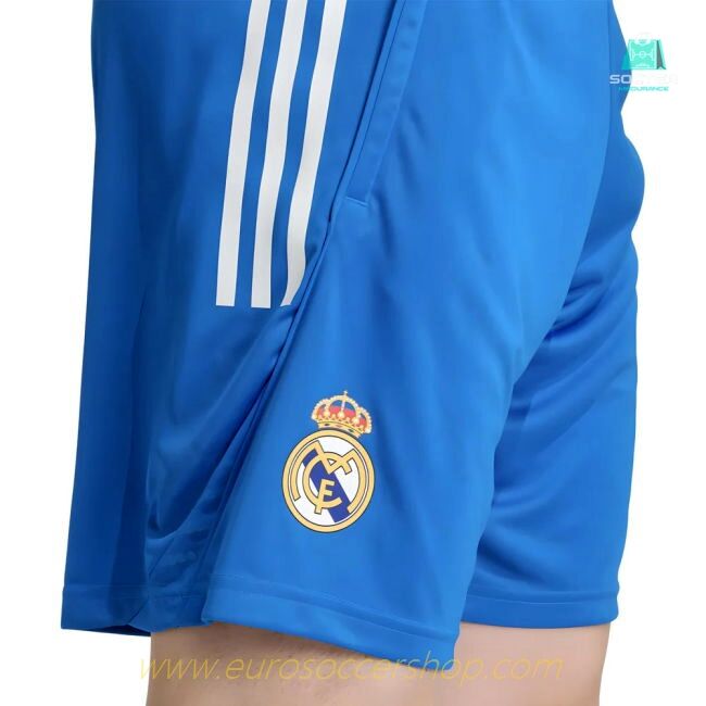 2025-2026 Real Madrid EU Training Shorts (Blue)