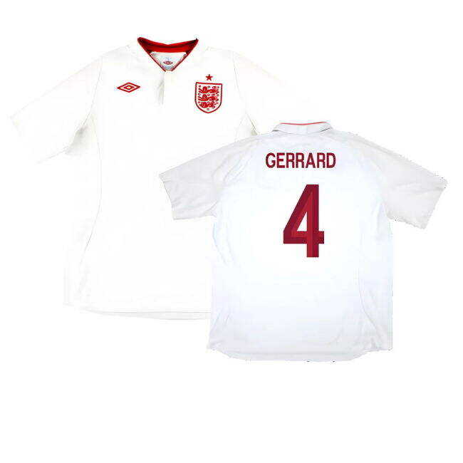 Minimalist England 2012-13 Home (Mint) (Gerrard 4) Playful