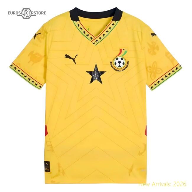 Premium Ghana Kids 20242025 Away Shirt 7years Modern Lightweight