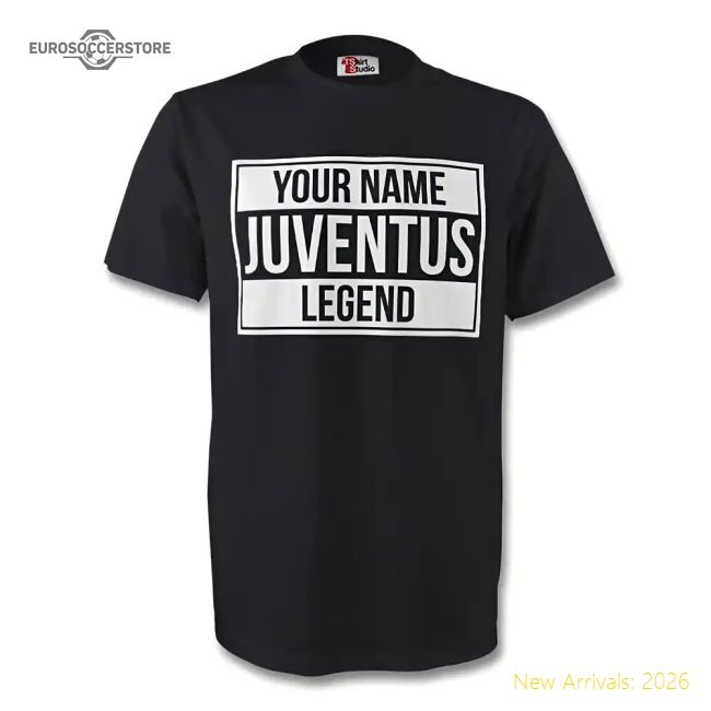 Superior Your Name Bianconeri Legend Tee (black) - Kids