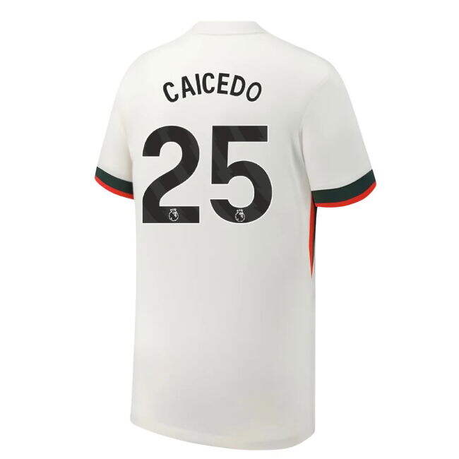 Top Tier Chelsea Chelsea Away Shirt Kids Caicedo #25 Fresh Look Au...