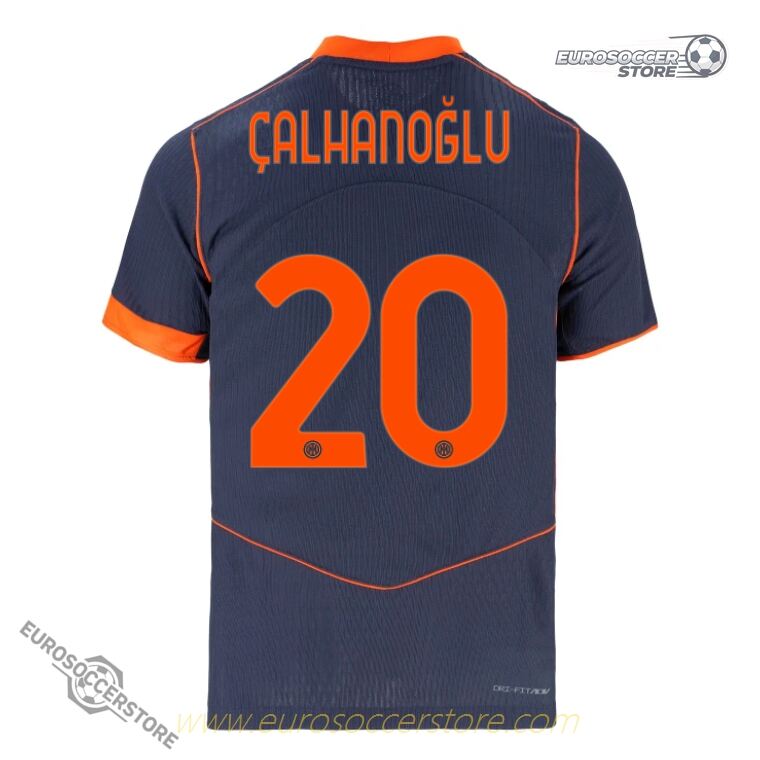 Inter Milan 25-26 Third Jersey ÇALHANOĞLU 20 (Player Version)