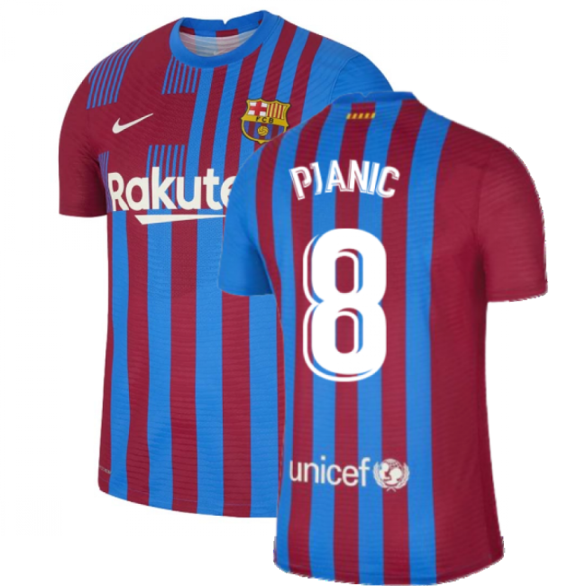 Barcelona Vapor Match official style Home Shirt 2021-2022 (Adult