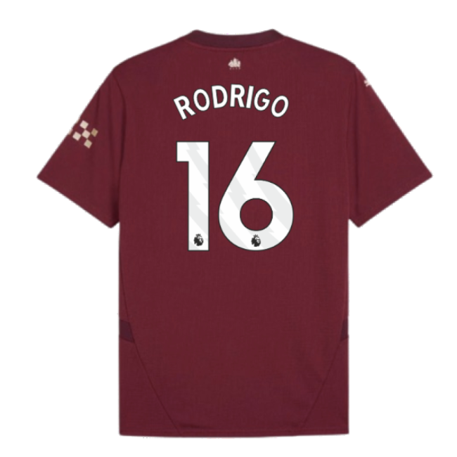 Trendy Man City 2024-2025 Man City Third Shirt (Rodrigo 16) for Mat...