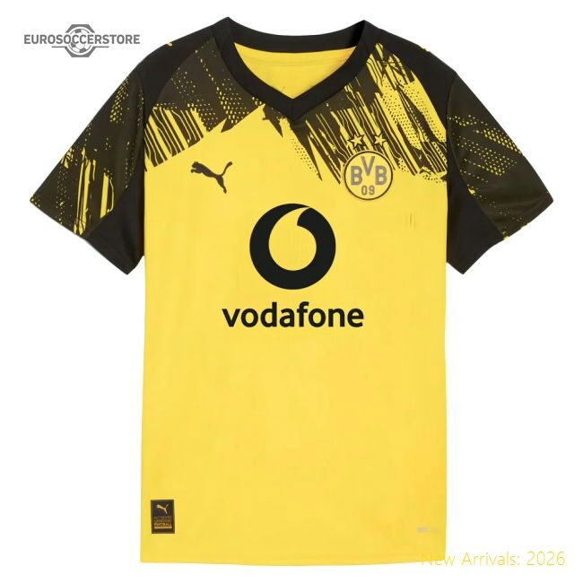 2025-2026 Borussia Dortmund Home Shirt (kids) (ricken 18)