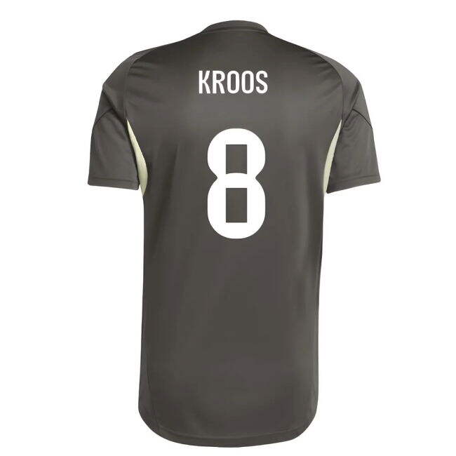 2025-2026 Real Madrid Training Jersey (Utility Grey) (Kroos 8)