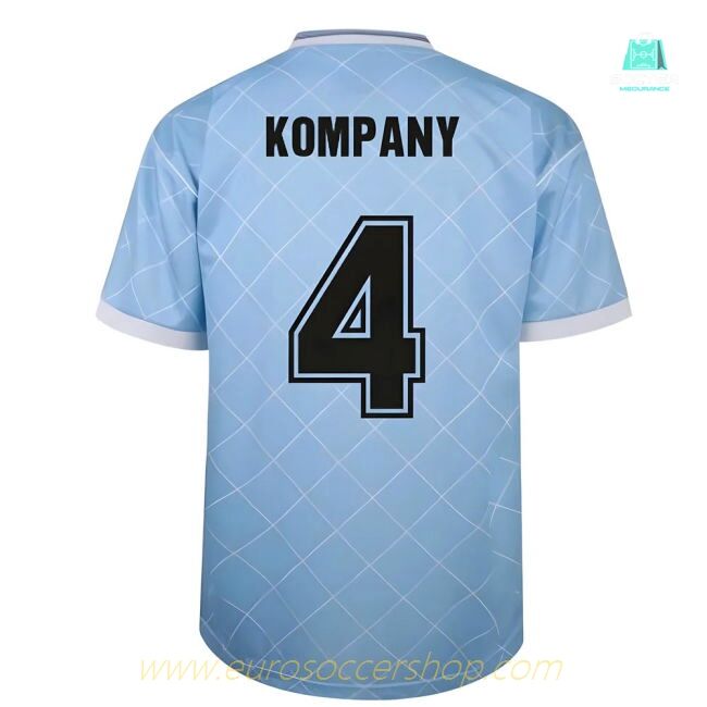 Manchester City 1988 Retro Football Shirt (KOMPANY 4)