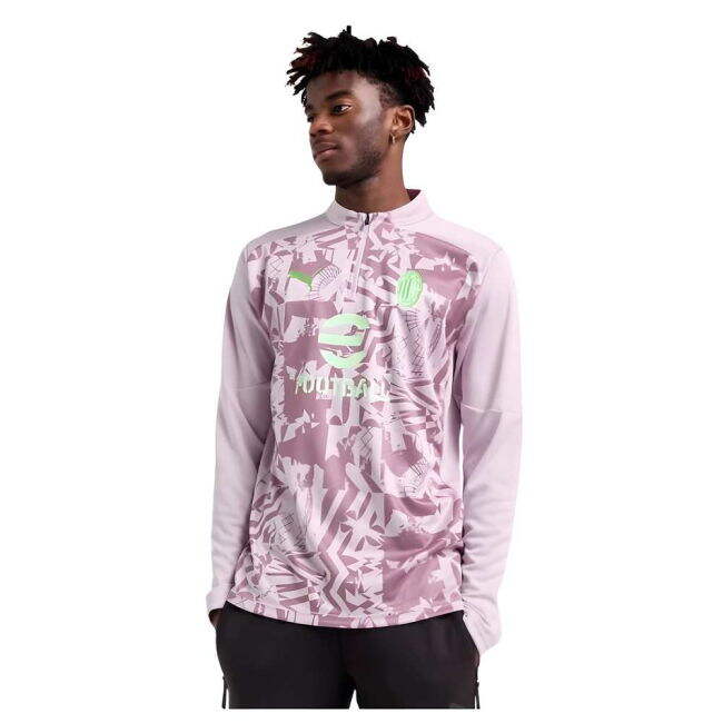 2024-2025 AC Milan Prematch 1/4 Zip Top Shirt for