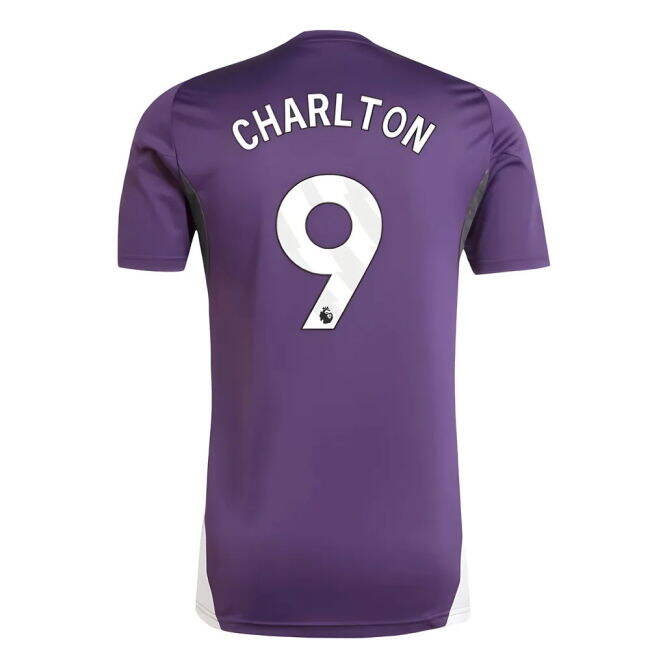 2025-2026 Man Utd Training Jersey (Aurora Plum) (Charlton 9) (Colle...