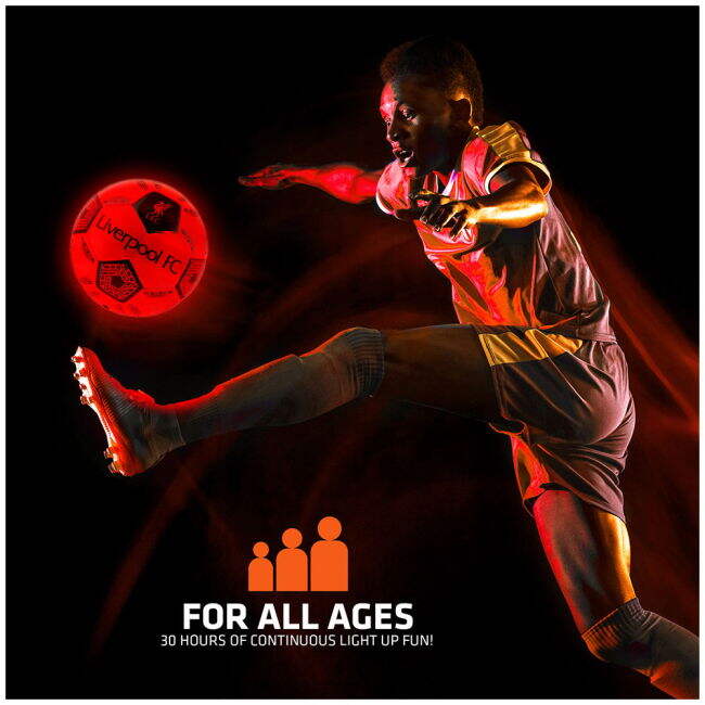 Liverpool FC LED Glow Football - game day