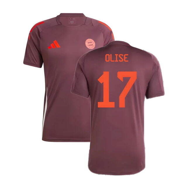 Bayern Bayern Munich Training Shirt Shadow Maroon Olise #17 Elite ...