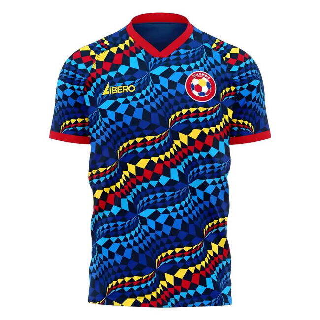 Updated Colombia Concept Football Shirt 2025-2026