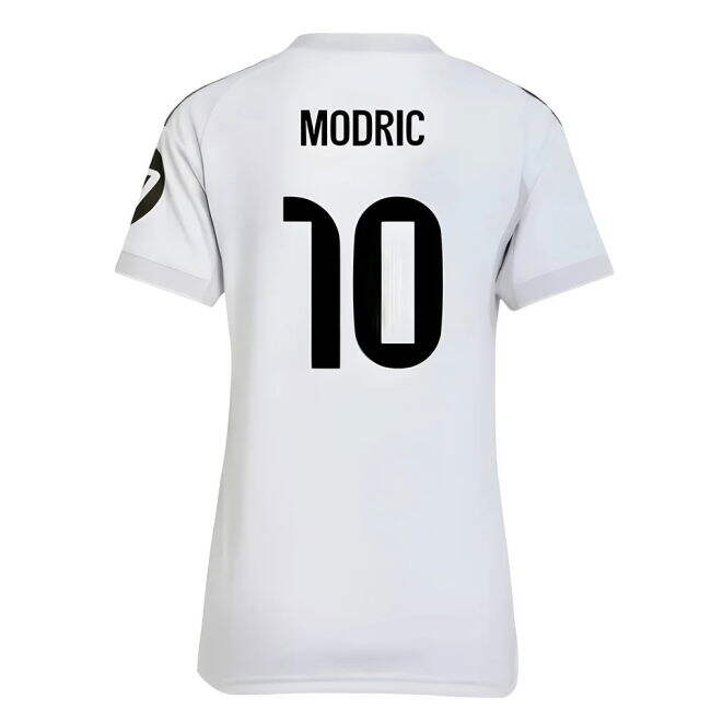 Womens Modric 10 Real Madrid Main Team Top Tier Home Player Jersey