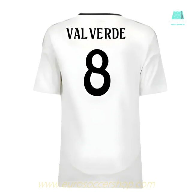 2024-2025 Real Madrid Home Youth Kit (Valverde 8)