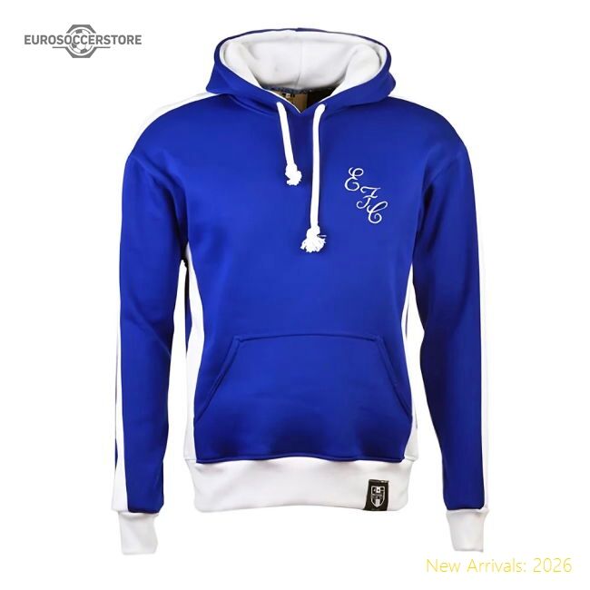 Premium Everton Retro Hoodie (blue) - Premium Quality Football