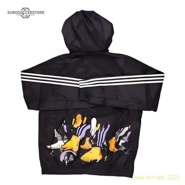 2024-2025 Real Madrid Seasonal Windbreaker (aurora Black) - Economical