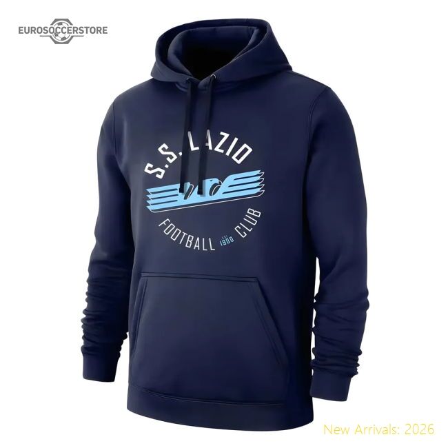 Supporter Best-Selling Lazio Circle Footer With Hood, Dark Blue