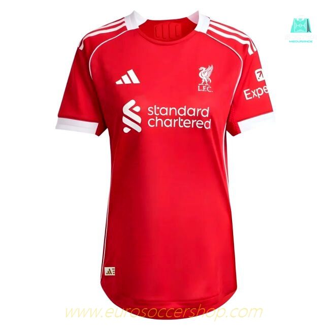 2025-2026 Liverpool Authentic Home Shirt (Womens)