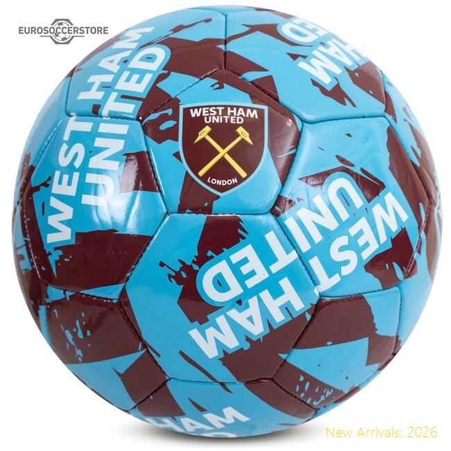 West Ham United Fc Graffiti Football - Excellent Value - Authentic Design