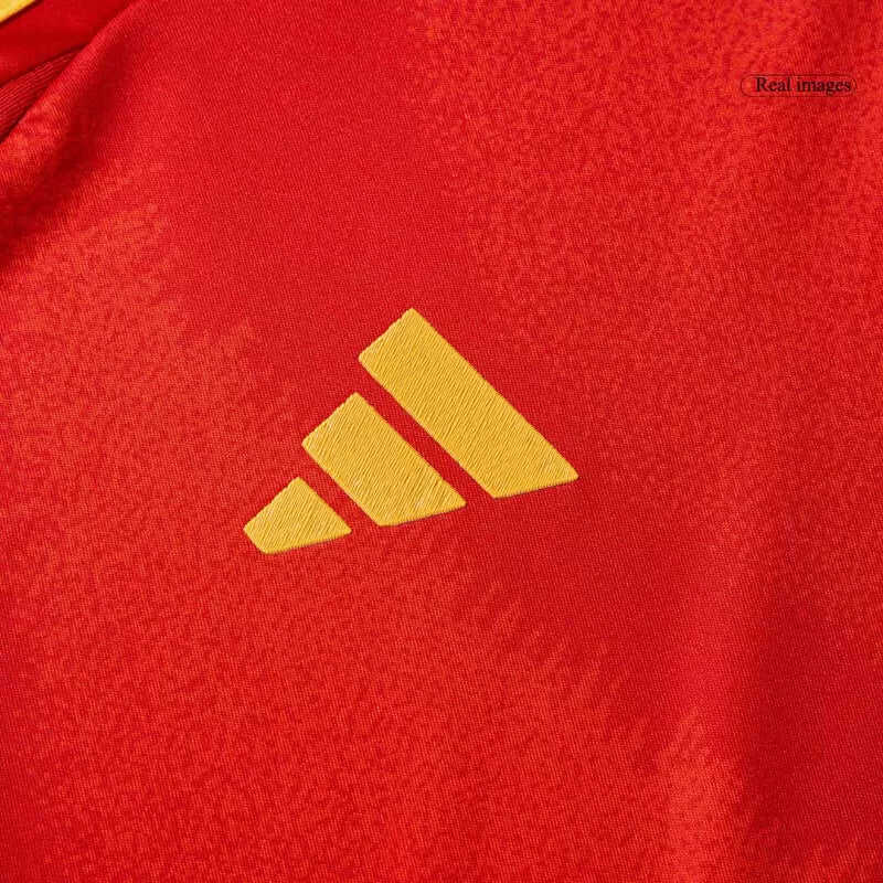Kid's Spain Home Soccer Jersey Kit(Jersey+Shorts+Socks) 2024/25Authent