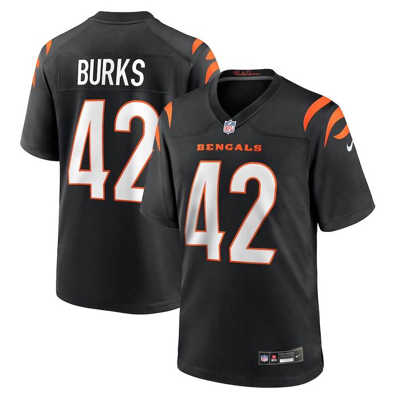 None Oren Burks CIN Bengals Genuine Fan Favorite Football Apparel