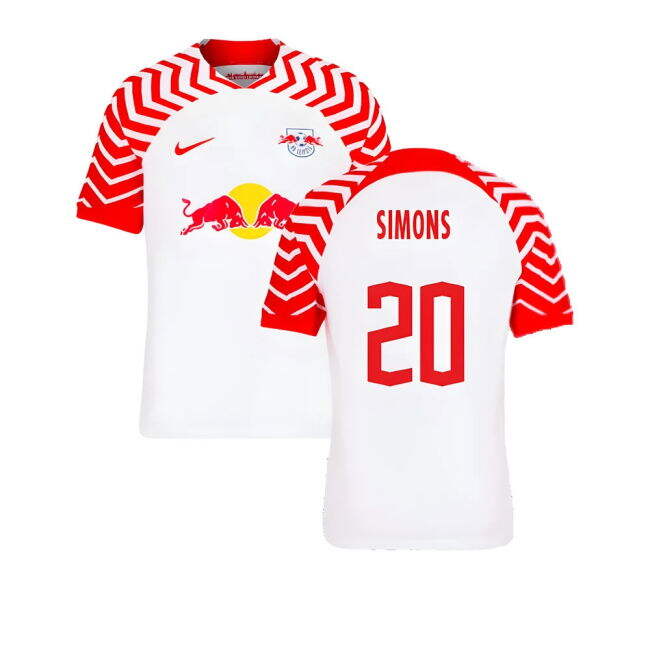 2023-2024 Red Bull Leipzig Home Shirt (Simons 20)
