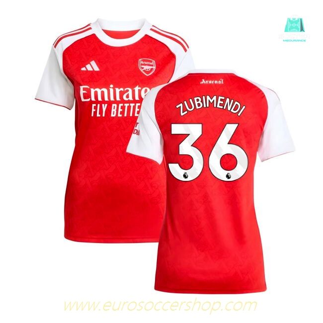 2025-2026 Arsenal Home Shirt (Womens) (Zubimendi 36)