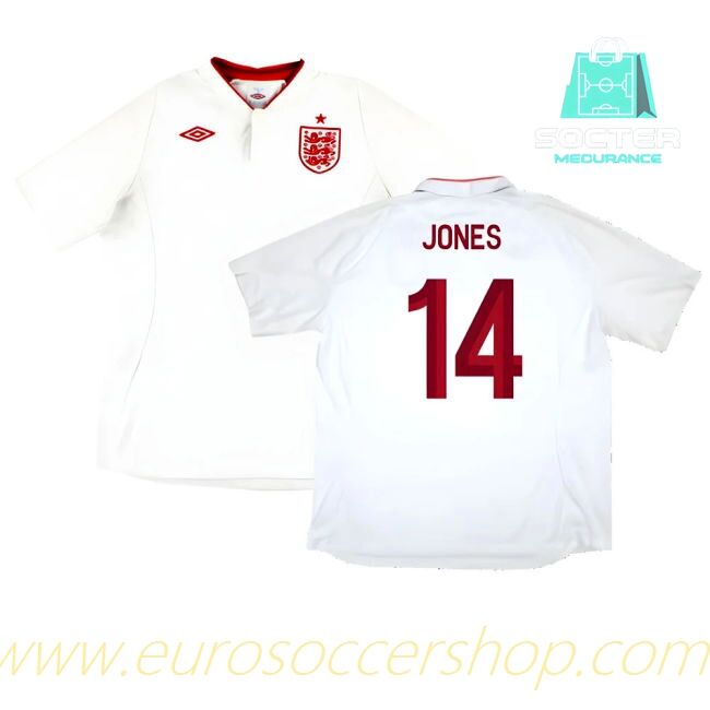 Genuine England NT Home Jersey (Jones 14)